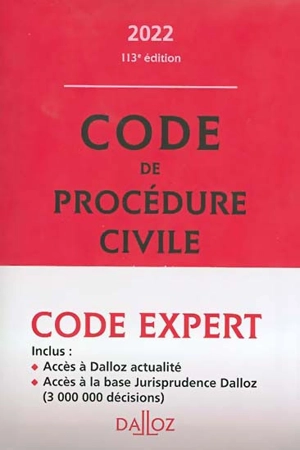 Code de procédure civile 2022