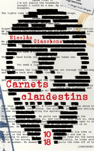 Carnets clandestins - Nicolas Giacobone