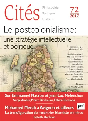 Cités, n° 72. Le postcolonialisme : une stratégie intellectuelle et politique