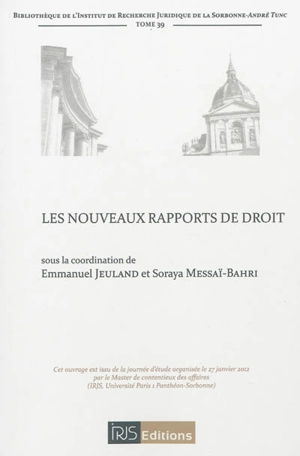 Les nouveaux rapports de droit