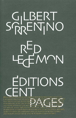 Red le démon - Gilbert Sorrentino