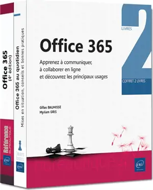 Office 365 : apprenez à communiquer, à collaborer en ligne et découvrez les principaux usages : coffret 2 livres - Myriam Gris