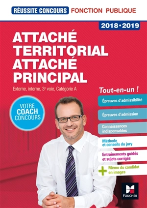 Attaché territorial, attaché principal : externe, interne, 3e voie, catégorie A : 2018-2019 - Christine Drapp