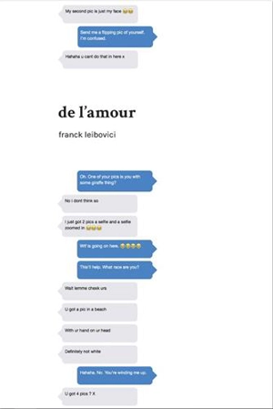 De l'amour - Franck Leibovici