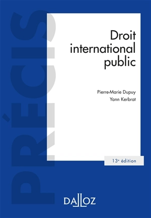 Droit international public - Pierre-Marie Dupuy