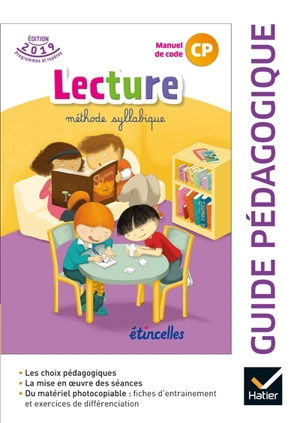 Lecture méthode syllabique, manuel de code CP : guide pédagogique : édition 2019 programmes et repères - Denis Chauvet