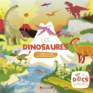 Les dinosaures : 12 sons à écouter, des volets à soulever - Romain Amiot