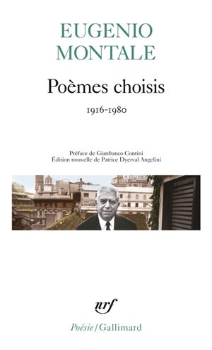 Poèmes choisis : 1916-1980 - Eugenio Montale