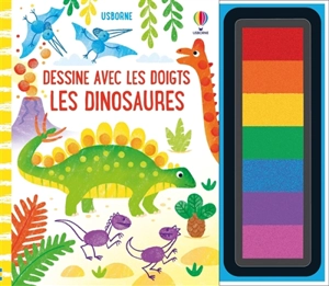 Dessine avec les doigts : les dinosaures - Fiona Watt