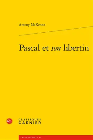 Pascal et son libertin - Antony McKenna