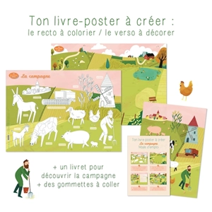 La campagne : ton livre-poster à créer - Anne Baudier