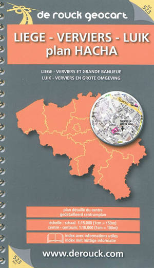 Liège, Verviers : plan Hacha. Luik, Verviers : plan Hacha