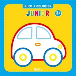 Bloc à colorier junior : voiture