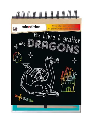 Mon livre à gratter des dragons - Hannah Lang