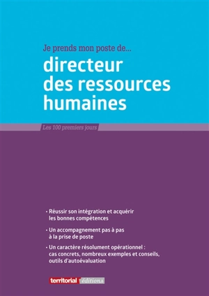 Je prends mon poste... de directeur des ressources humaines