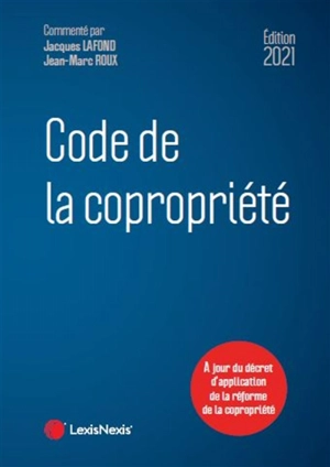 Code de la copropriété 2021