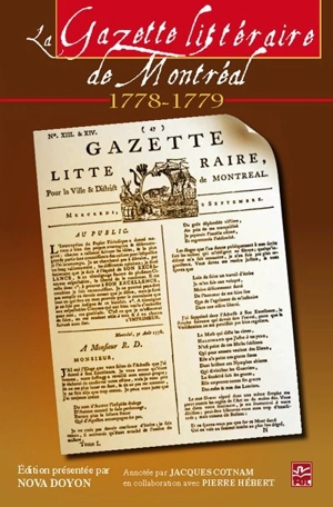 La Gazette littéraire de Montréal, 1778-1779 - Nova Doyon