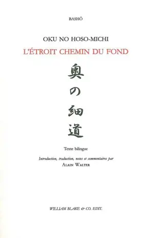 L'étroit chemin du fond - Bashô