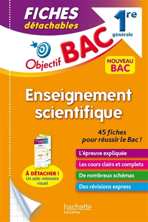 Enseignement scientifique 1re générale : fiches détachables : nouveau bac - Pierre Binz