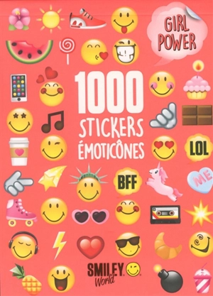 1.000 stickers émoticônes : girl power - Smileyworld