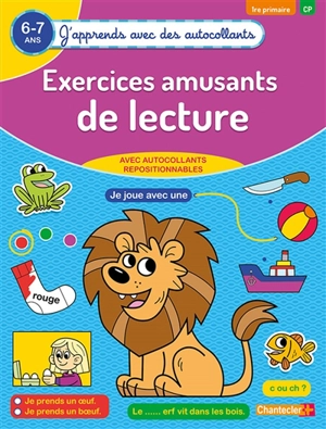 Exercices amusants de lecture : 6-7 ans, 1re primaire, CP - Zuidnederlandse uitgeverij