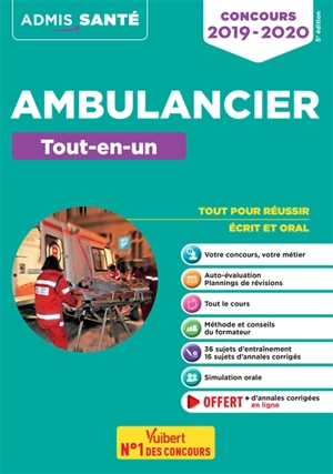 Ambulancier : tout-en-un : concours 2019-2020 - Marion Gauthier