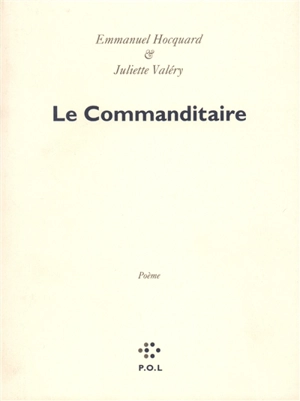 Le Commanditaire - Emmanuel Hocquard