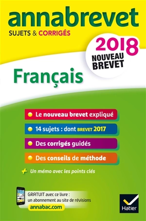 Français : nouveau brevet 2018 - Christine Formond