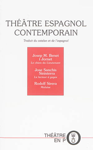 Théâtre espagnol contemporain - Josep Maria Benet i Jornet