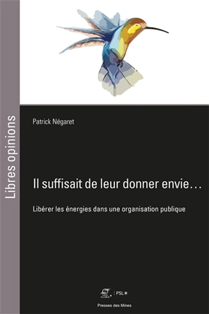 Il suffisait de leur donner envie... : libérer les énergies dans une organisation publique - Patrick Negaret