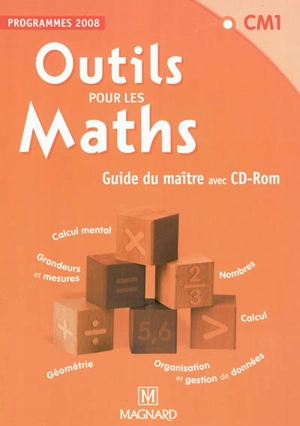 Outils pour les maths, CM1, programmes 2008 : guide du maître avec CD-ROM - Isabelle Petit-Jean