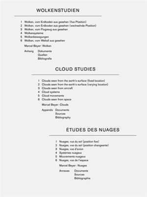 Wolkenstudien. Cloud studies. Etudes des nuages - Helmut Völter