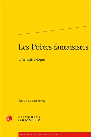 Les poètes fantaisistes : une anthologie