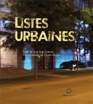 Listes urbaines - Jean Yves Collette