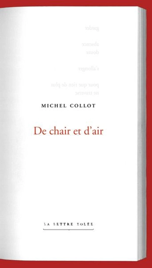 De chair et d'air - Michel Collot