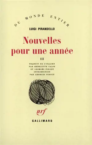 Nouvelles pour une année. Vol. 3 - Luigi Pirandello