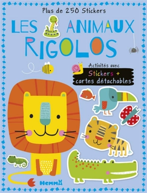 Les animaux rigolos : activités avec stickers + cartes détachables - Dawn Machell