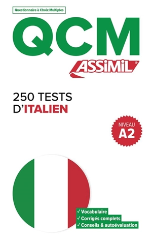 250 tests d'italien, niveau A2 : QCM - Federico Benedetti