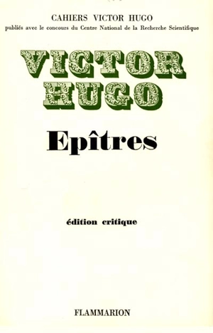 Epîtres - Victor Hugo