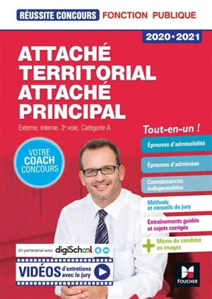 Attaché territorial, attaché principal : concours externe, interne, 3e voie et examens professionnels, catégorie A, tout-en-un ! : 2020-2021 - Christine Drapp