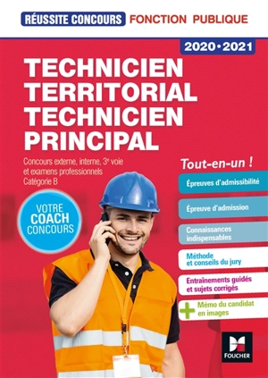 Technicien territorial, technicien principal : concours externe, interne, 3e voie, examens professionnels, catégorie B : tout-en-un ! - Christine Drapp