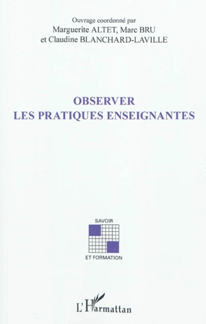 Observer les pratiques enseignantes