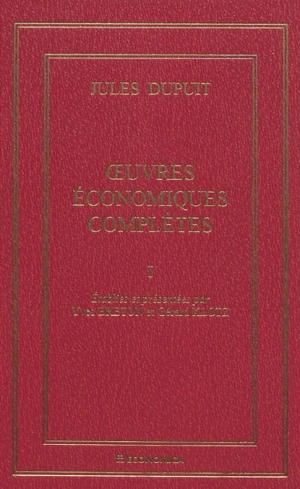 Oeuvres économiques complètes - Jules Dupuit