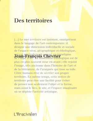 Des territoires - Jean-François Chevrier