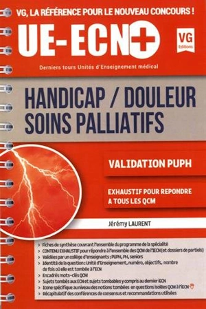 Handicap, douleur, soins palliatifs - Jérémy Laurent