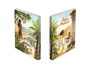 Fourreau Roi de paille tomes 1 et 2 + ex-libris - Isabelle Dethan