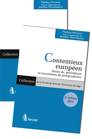 Contentieux européen - Melchior Wathelet