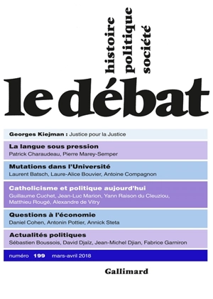 Débat (Le), n° 199