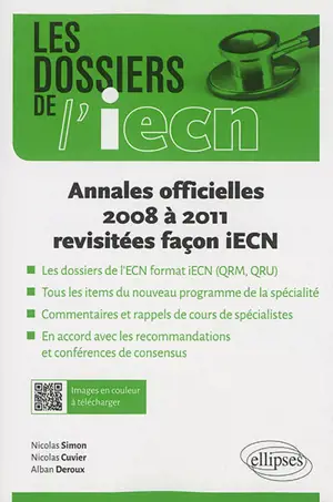 Annales officielles 2008 à 2011 revisitées façon iECN - Nicolas Simon