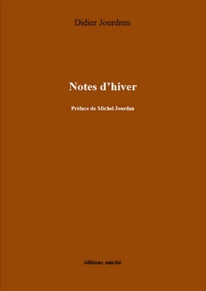 Notes d'hiver - Didier Jourdren